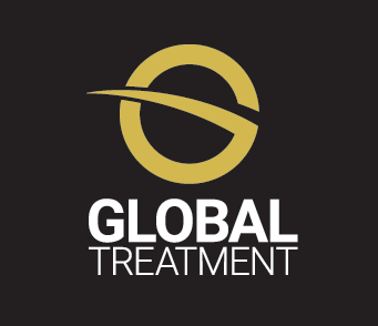 logo global treatment črn